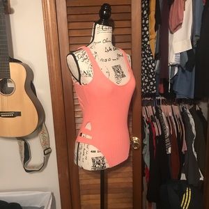 Swimsuit Lucky brand bright peach M